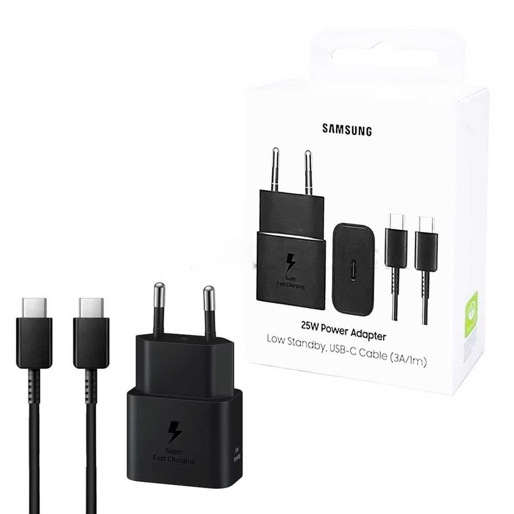 شارژر کامل سامسونگ مدل SAMSUNG EP-T2510 USB-C Cable 2-Pin 25W – اصل
