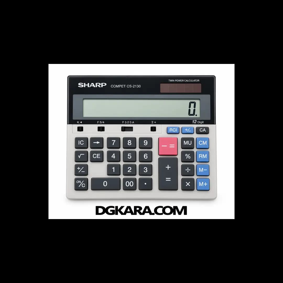 ماشین حساب شارپ مدل CS-2130 (استوک)