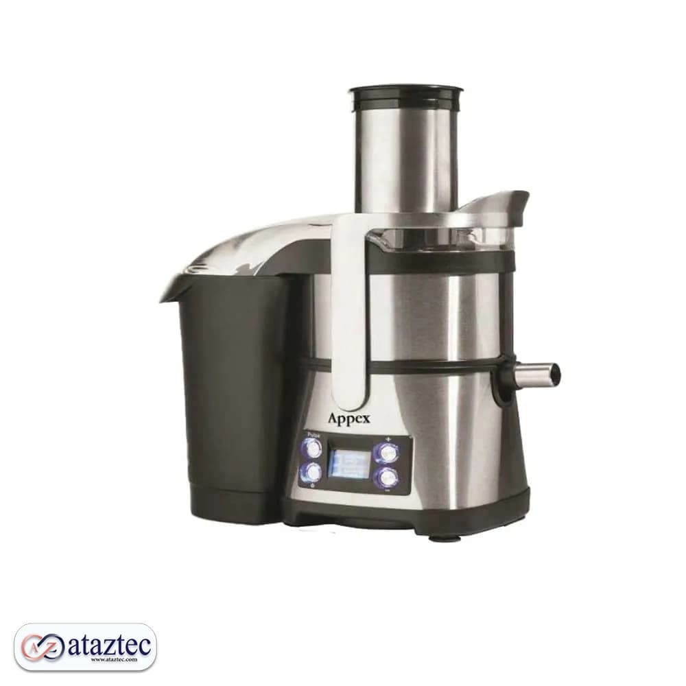 آبمیوه‌گیری چهار کاره دیجیتال APPEX مدل AJB-156B | با توان ۸۰۰ وات و بدنه استیل — تصویر ۴