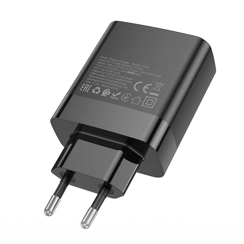شارژر دیواری هوکو مدل C127A توان ۴۵ وات — تصویر ۶