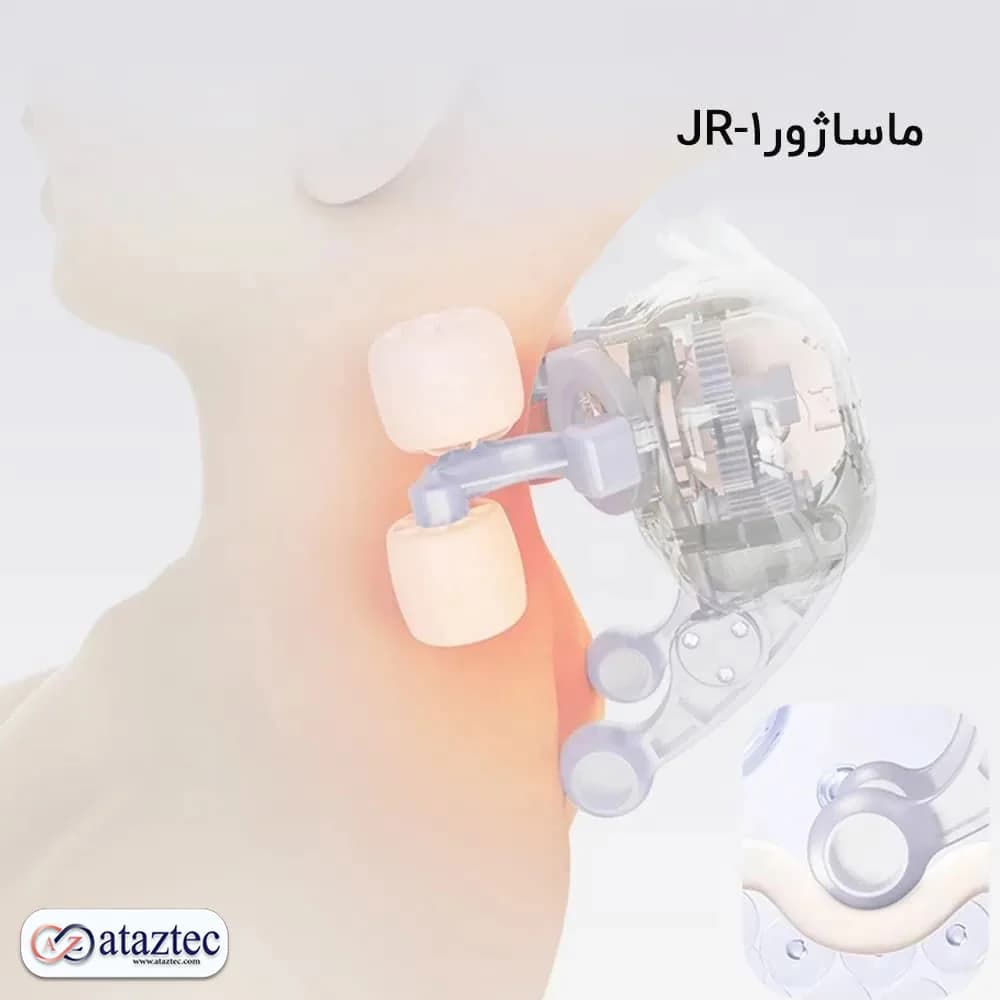 ماساژور بالشتی گردن و شانه آیجویر مدل JR-1 | ماساژ چرخشی عمیق همراه با حرارت — تصویر ۴
