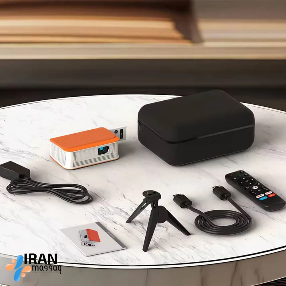 پروژکتور LMIX مدل J455 | ویدئو پروژکتور هوشمند با وای‌فای دو بانده، اندروید و قابلیت Screen Mirroring — تصویر ۹
