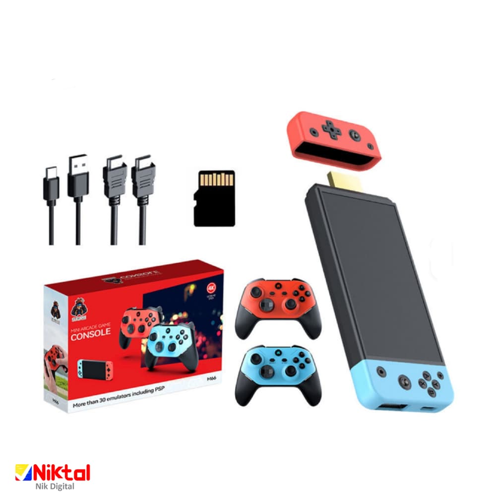 کنسول بازی M66 Game Stick | با حافظه داخلی 64 GB — تصویر ۸