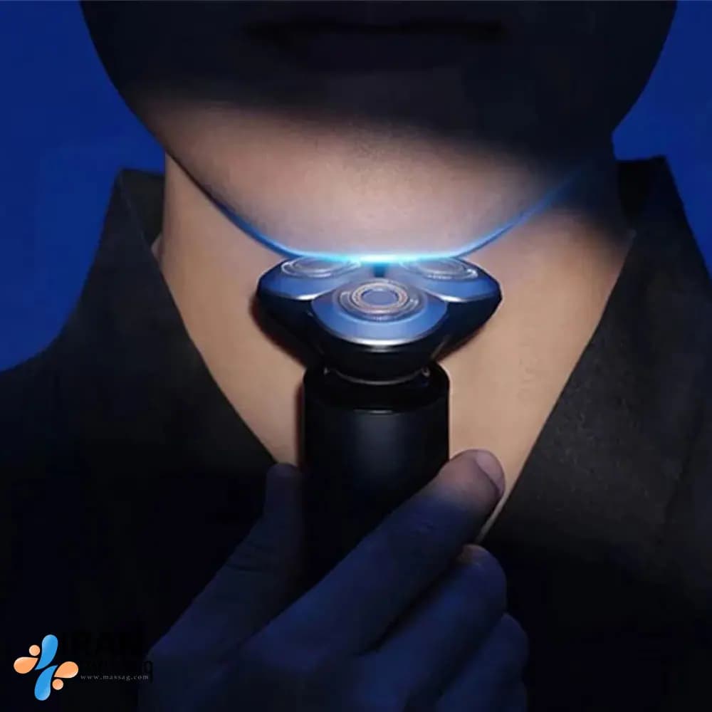 ماشین ریش تراش شیائومی میجیا مدل S301 | سه تیغه چرخشی،ضدآب7 IPX،شارژی USB — تصویر ۹