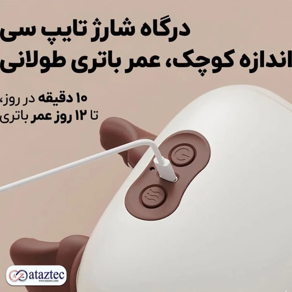 ماساژور گردن و شانه آیجویر مدل Z10 | با قابلیت تنظیم سرعت — تصویر ۳