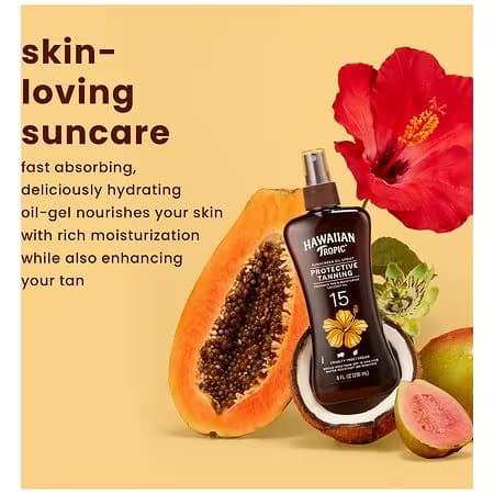 روغن برنزه کننده Hawaiian Tropic 15Spf — تصویر ۳