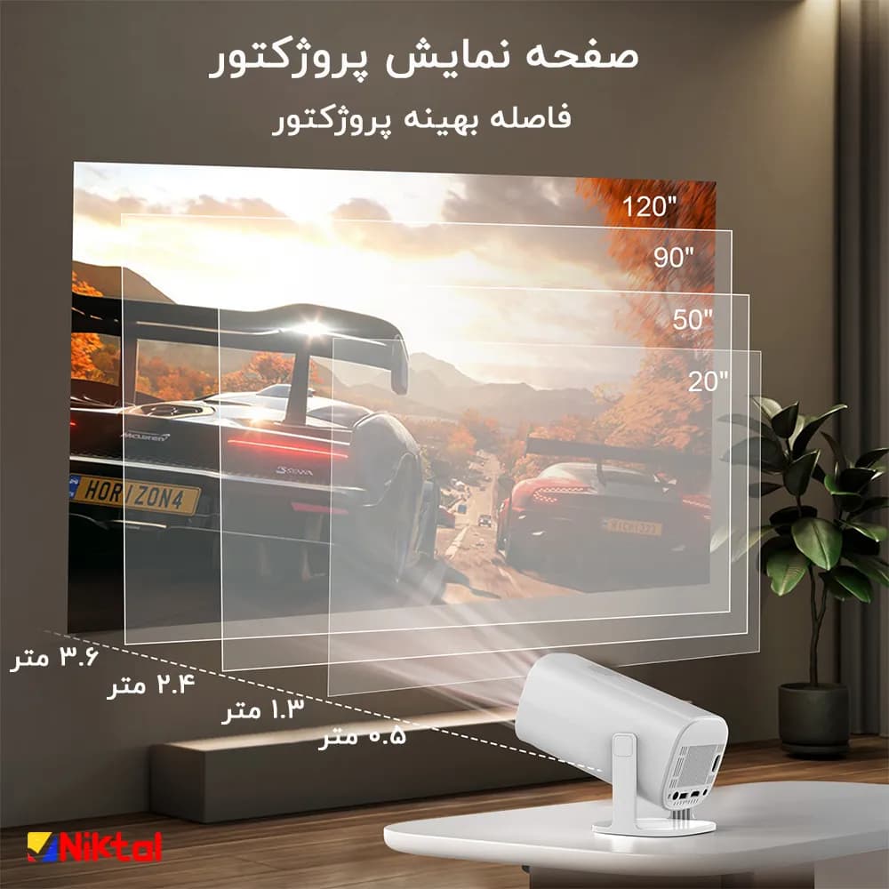 پروژکتور هوشمند P30 | تجربه سینمایی حرفهای در خانه با اندروید 11 و پشتیبانی 4K — تصویر ۱۱