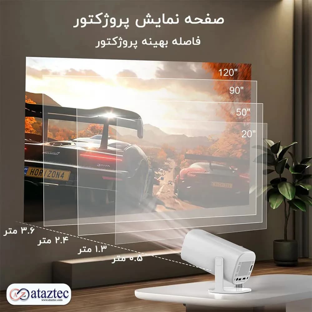 پروژکتور هوشمند P30 | تجربه سینمایی حرفهای در خانه با اندروید 11 و پشتیبانی 4K — تصویر ۳