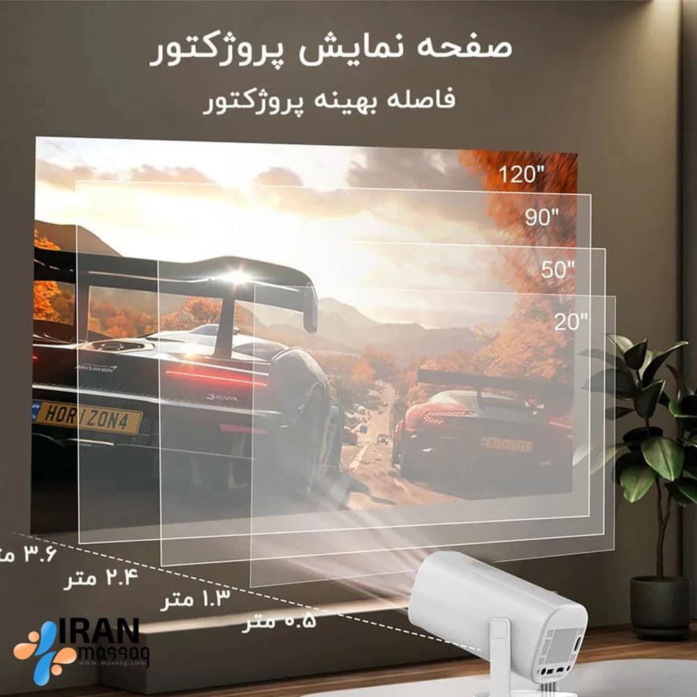 پروژکتور هوشمند P30 | تجربه سینمایی حرفهای در خانه با اندروید 11 و پشتیبانی 4K — تصویر ۷