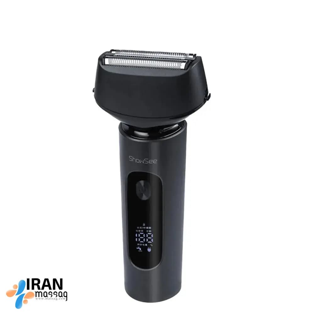 ماشین ریش تراش برقی شیائومی مدل ShowSee F602 | سه تیغه، ضد آب و اصلاحی دقیق — تصویر ۱۱