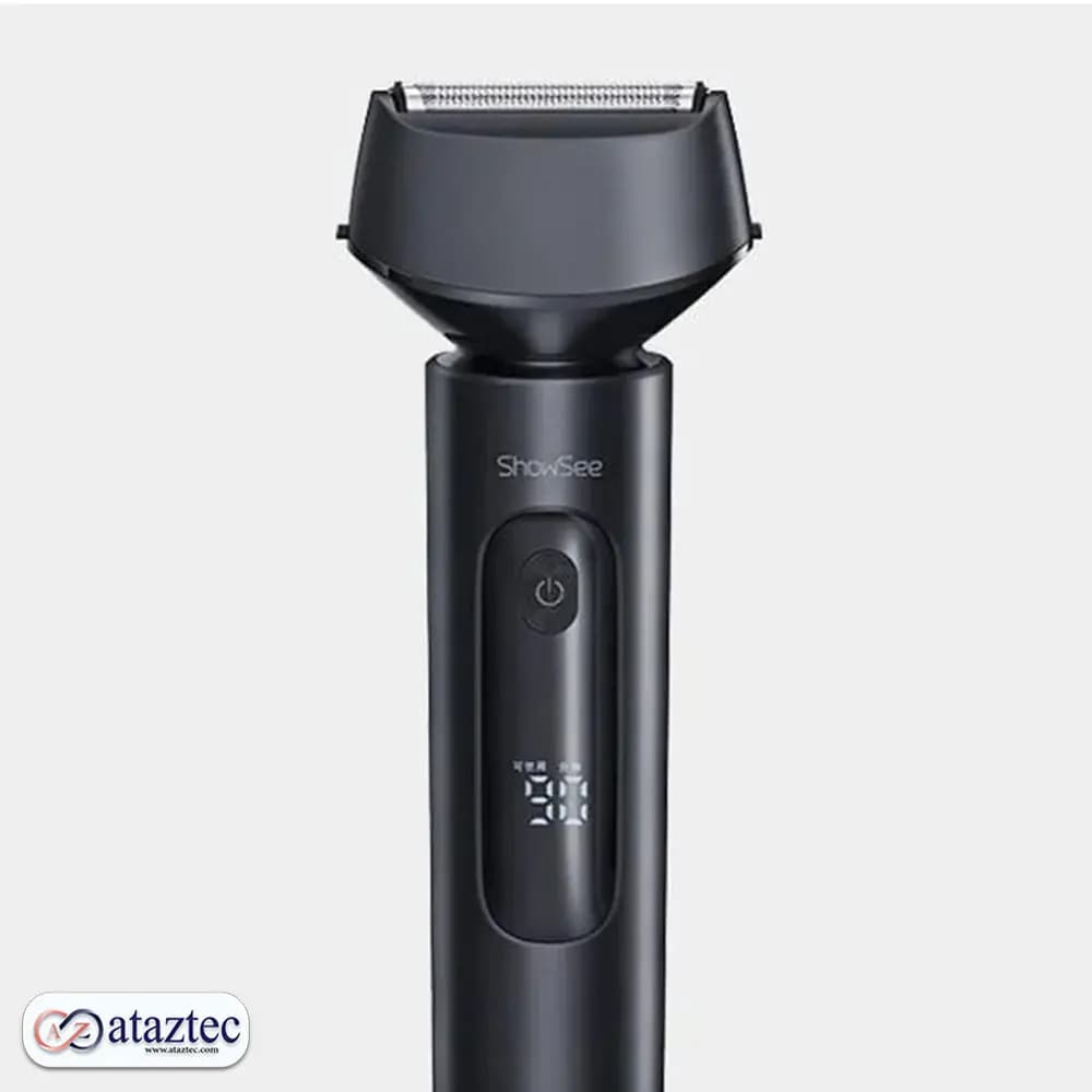 ماشین ریش تراش برقی شیائومی مدل ShowSee F602 | سه تیغه، ضد آب و اصلاحی دقیق — تصویر ۴