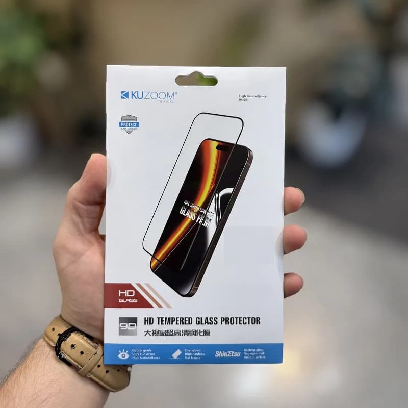 گلس شفاف KUZOOM مناسب 12Promax