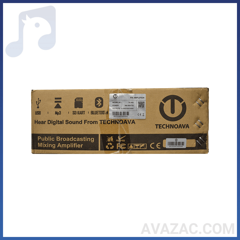 آمپلی‌فایر تکنوآوا مدل TECHNOAVA TA-450 — تصویر ۵