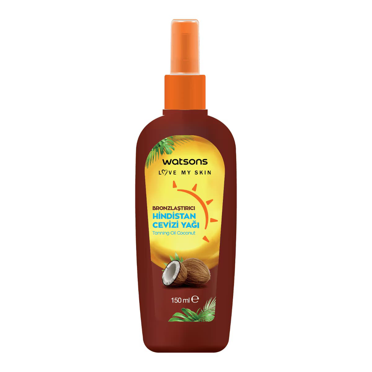 روغن برنزه کننده Watsons عصاره نارگیل