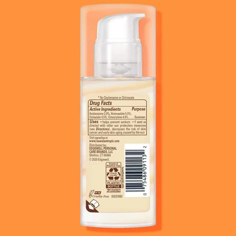 لوسیون ضد آفتاب صورت HAWAIIAN TROPIC — تصویر ۲