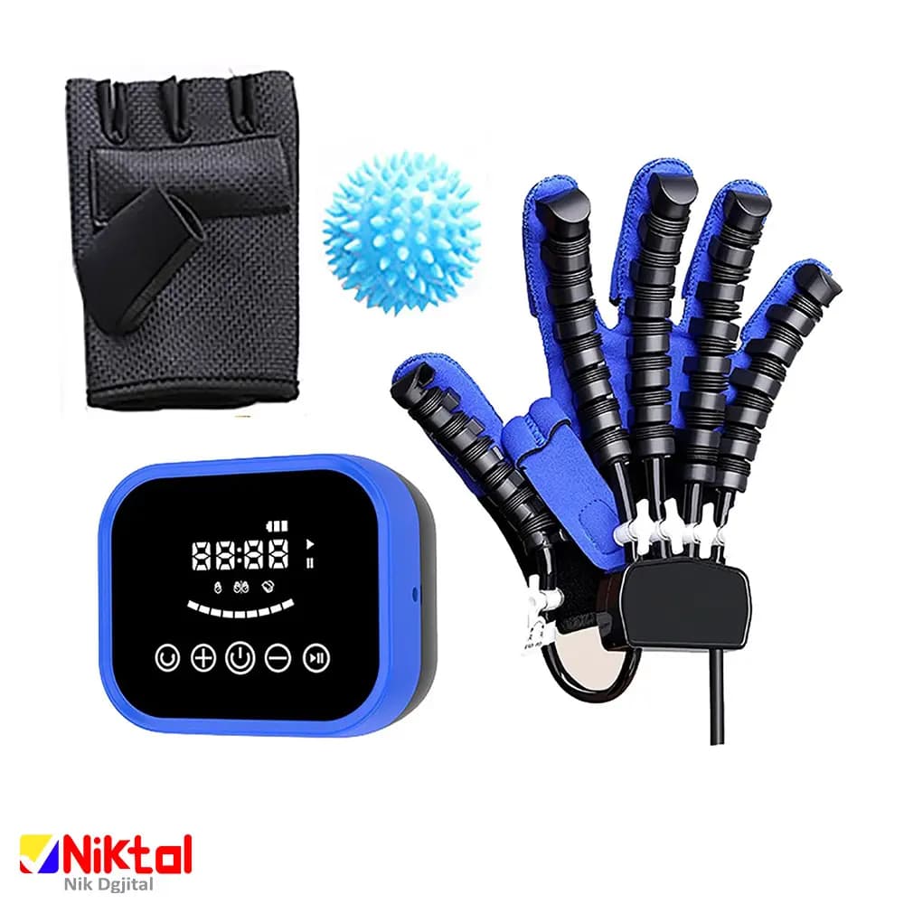 دستکش توانبخشی شارژی آیجویر مدل HB-933 | دارای 7 گیره برای حرکت آسان | دست چپ و راست — تصویر ۶