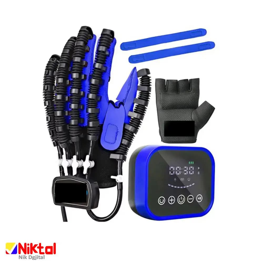 دستکش توانبخشی شارژی آیجویر مدل HB-933 | دارای 7 گیره برای حرکت آسان | دست چپ و راست — تصویر ۵