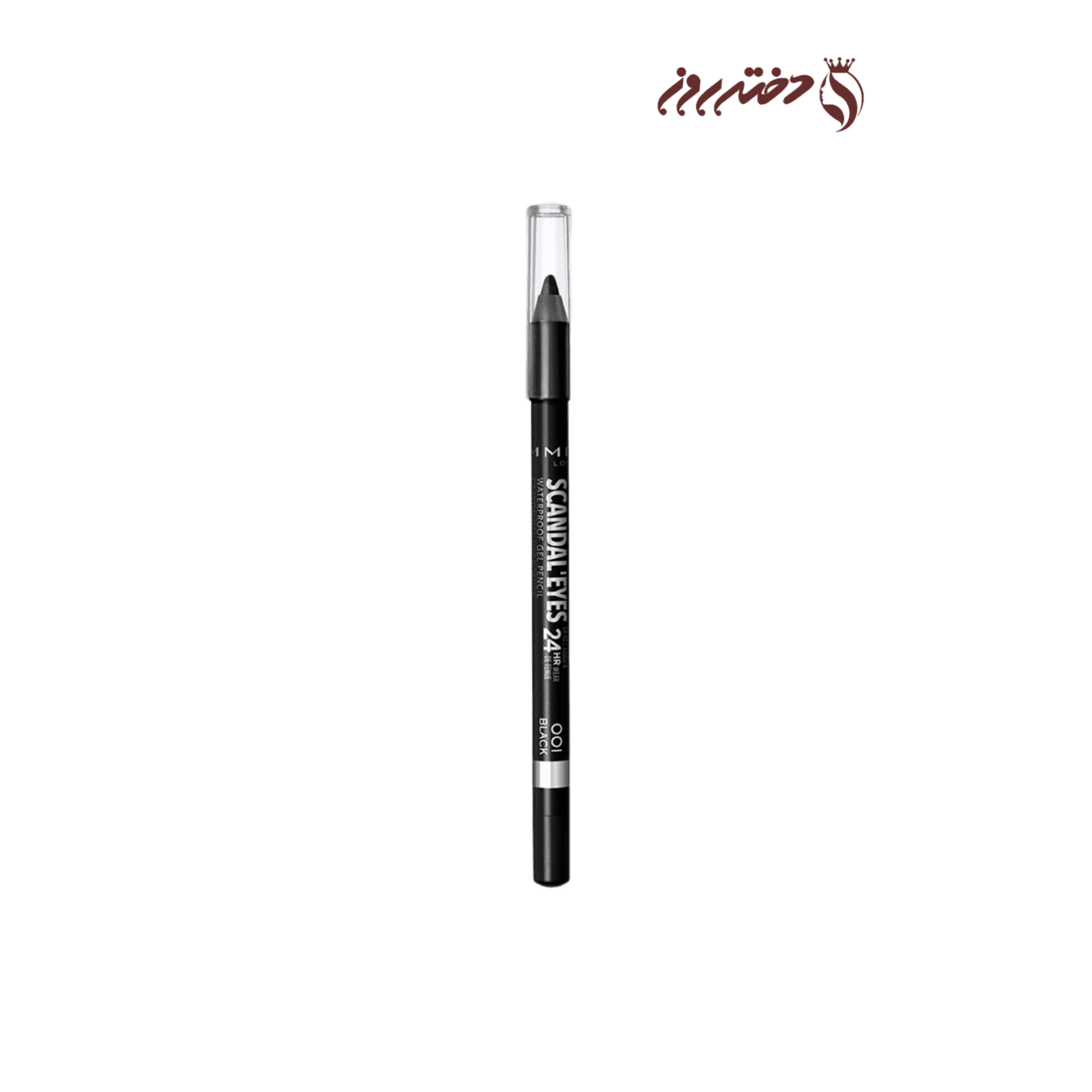 مداد چشم ضد آب‌ریمل | rimmelScandaleyes Waterproof – Black 001