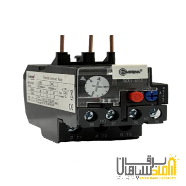 بيمتال ( رله حرارتی) 4 الی 6 آمپر مدل MXT-25 مبنا الکتریک