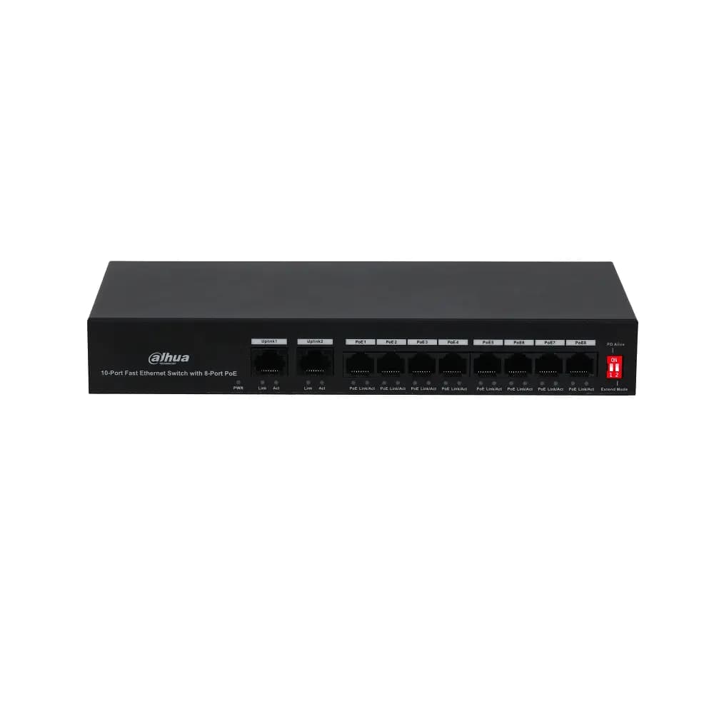 سوییچ شبکه 8 پورت داهوا مدل DH-CS4010-8ET2GT-110