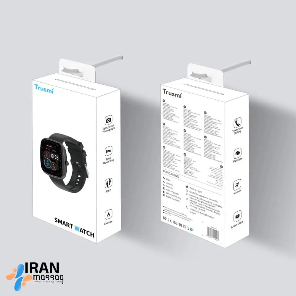 ساعت هوشمند WH01 TRUSMI | بیش از 130 حالت ورزشی — تصویر ۸