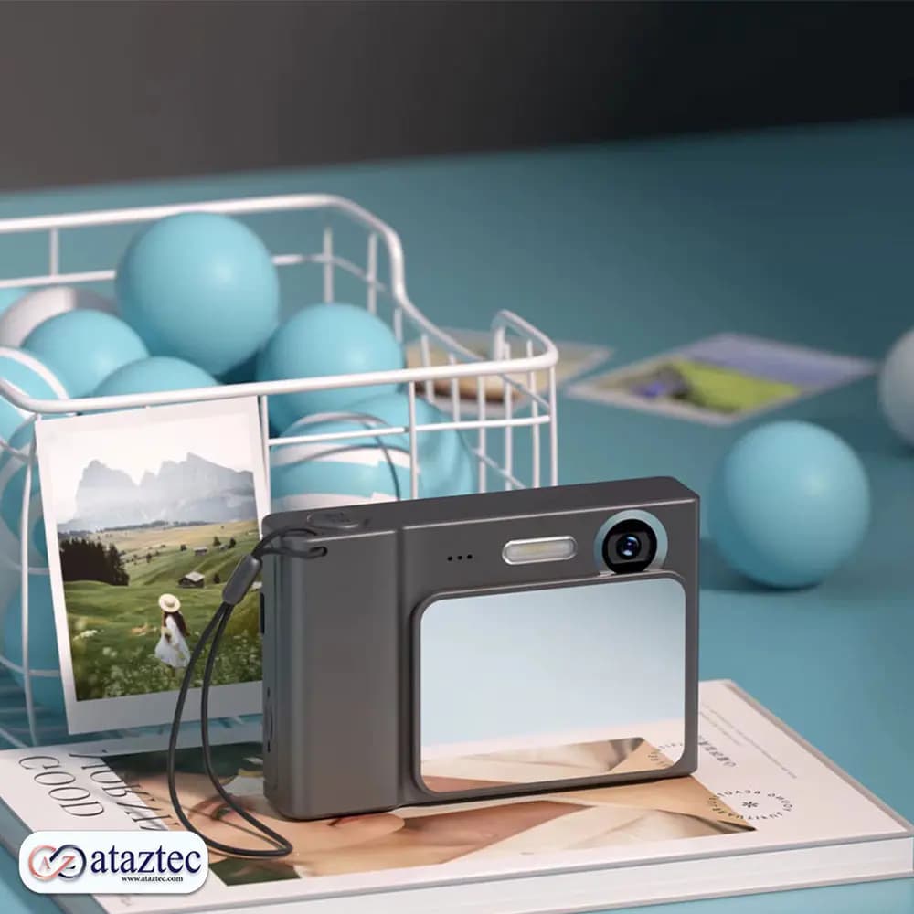 دوربین دیجیتال کودک مدل X100A | با صفحه‌نمایش ۲.۴ اینچی، فیلم‌برداری HD — تصویر ۳