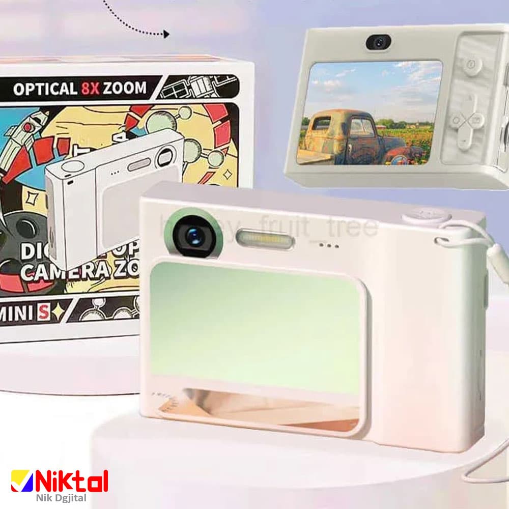 دوربین دیجیتال کودک مدل X100A | با صفحه‌نمایش ۲.۴ اینچی، فیلم‌برداری HD — تصویر ۵
