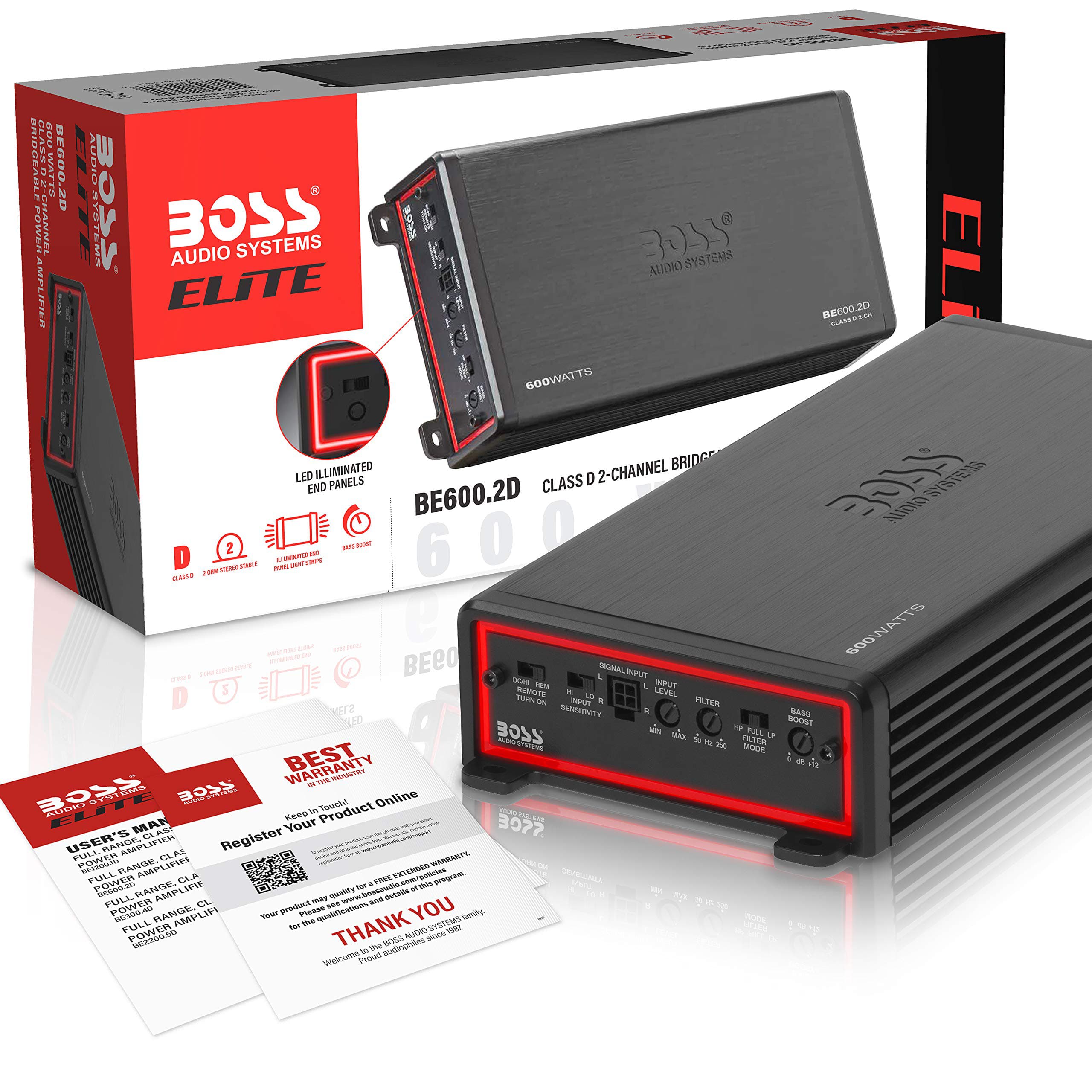 آمپلی فایر دو کانال BOSS مدل BE600.2D — تصویر ۲