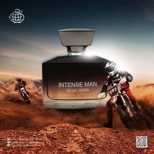 ادوپرفیوم مردانه اینتنس من دلوکس فرگرنس ورلد – حجم 100 میل- INTENSE MAN Deluxe — تصویر ۲