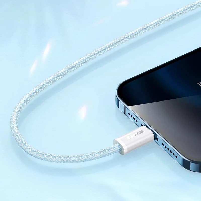 کابل تبدیل USB به لایتنینگ باسئوس مدل CALD000402 طول 1 متر — تصویر ۷