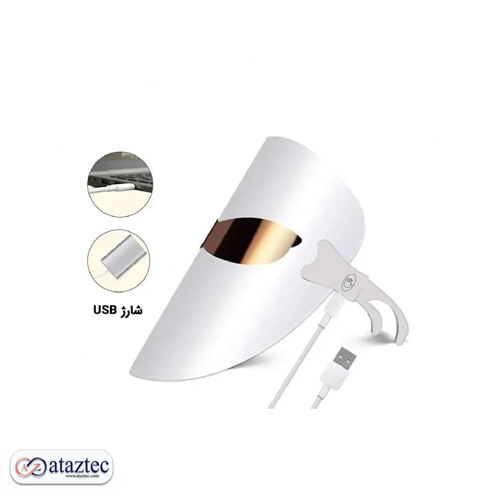 ماسک زیبایی و جوان کننده صورت JZC-M01 | نوردرمانی سهگانه LED — تصویر ۳