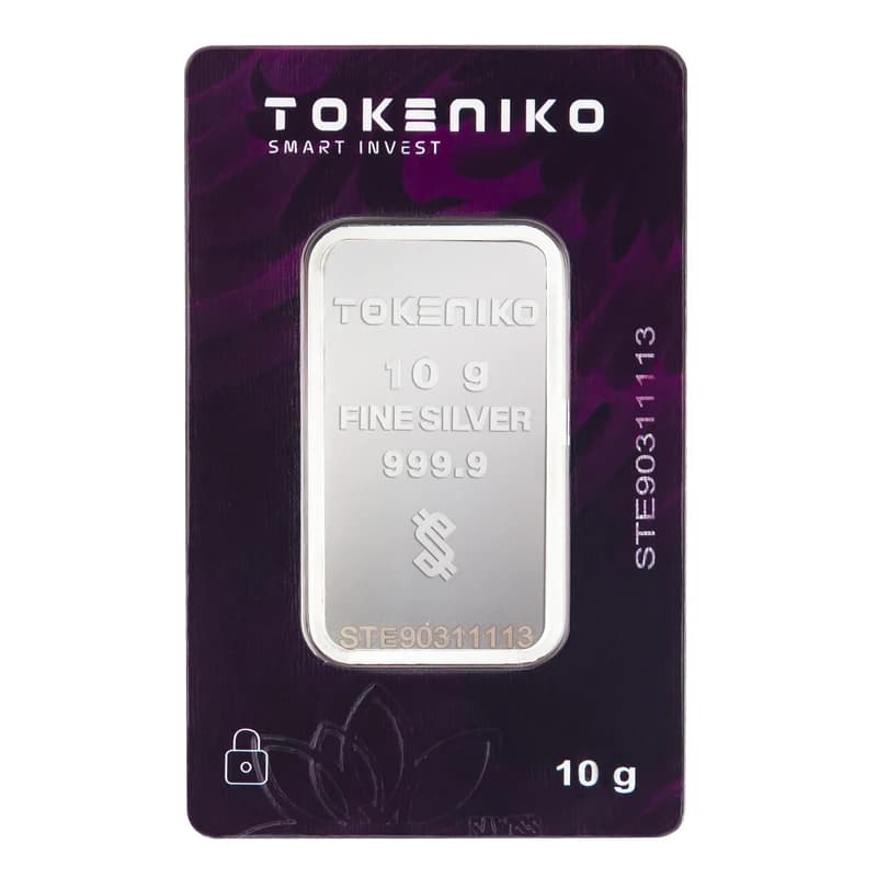 شمش نقره توکنیکو 10 گرم عیار 999.9