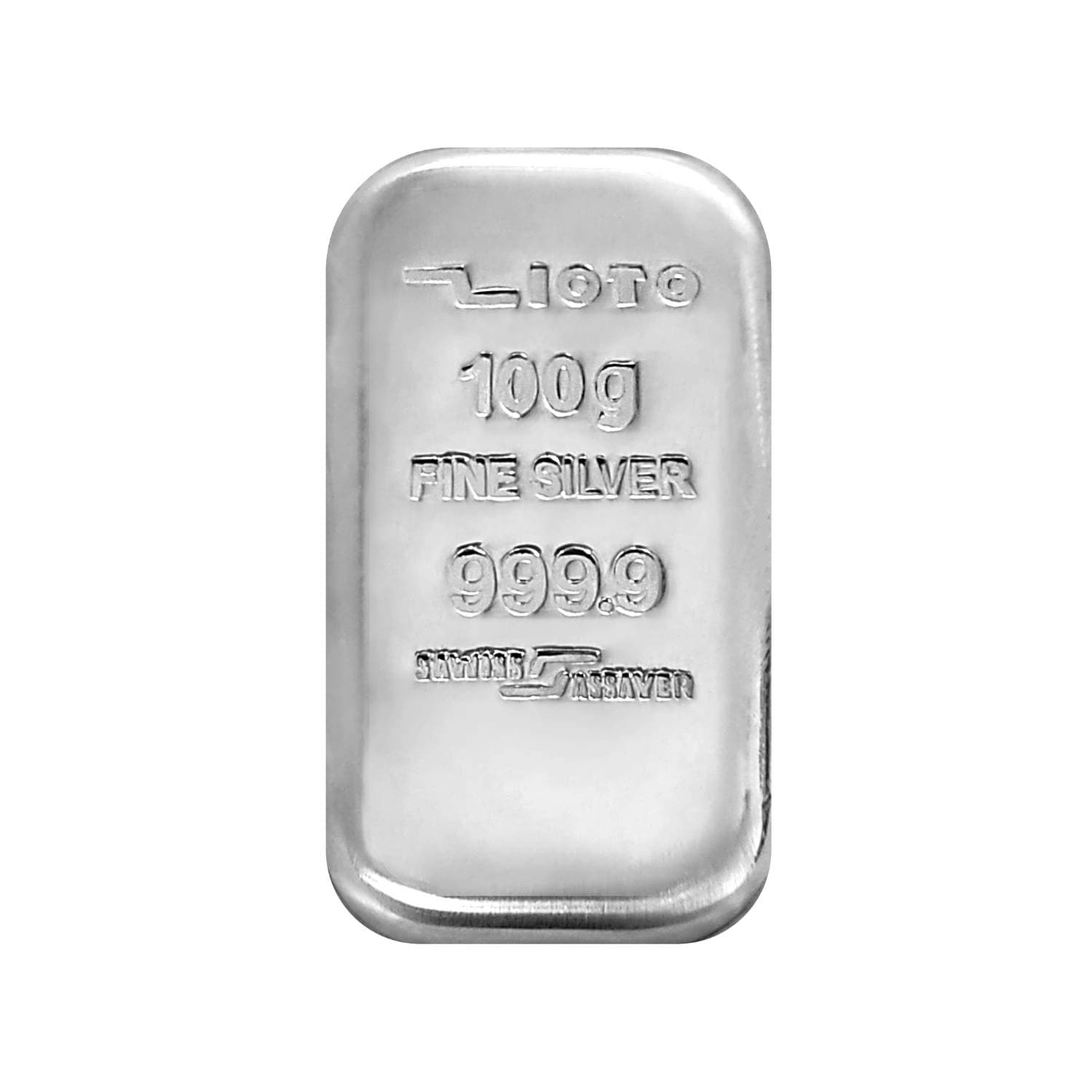 شمش نقره زیوتو ورن 100 گرم عیار 999.9