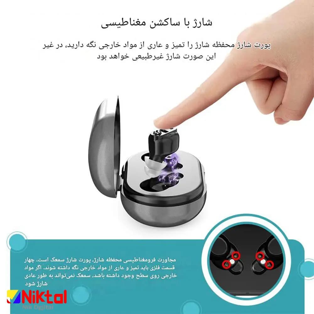 سمعک دو گوش شارژی GM-901T | با قابلیت شارژ سریع — تصویر ۶