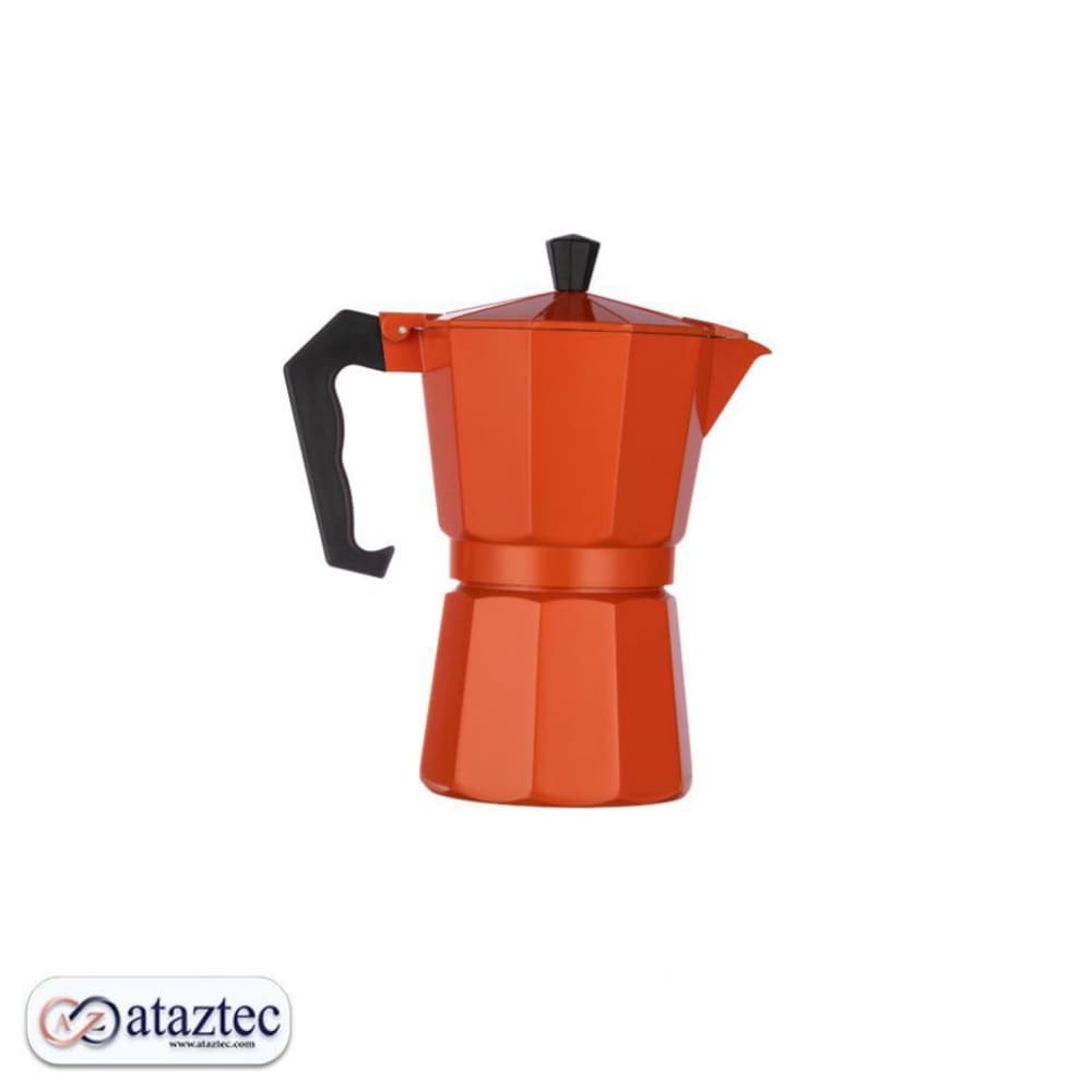 موکاپات 3 کاپ آلومینیومی روگازی | قهوه‌ساز moka pot ایتالیایی — تصویر ۲