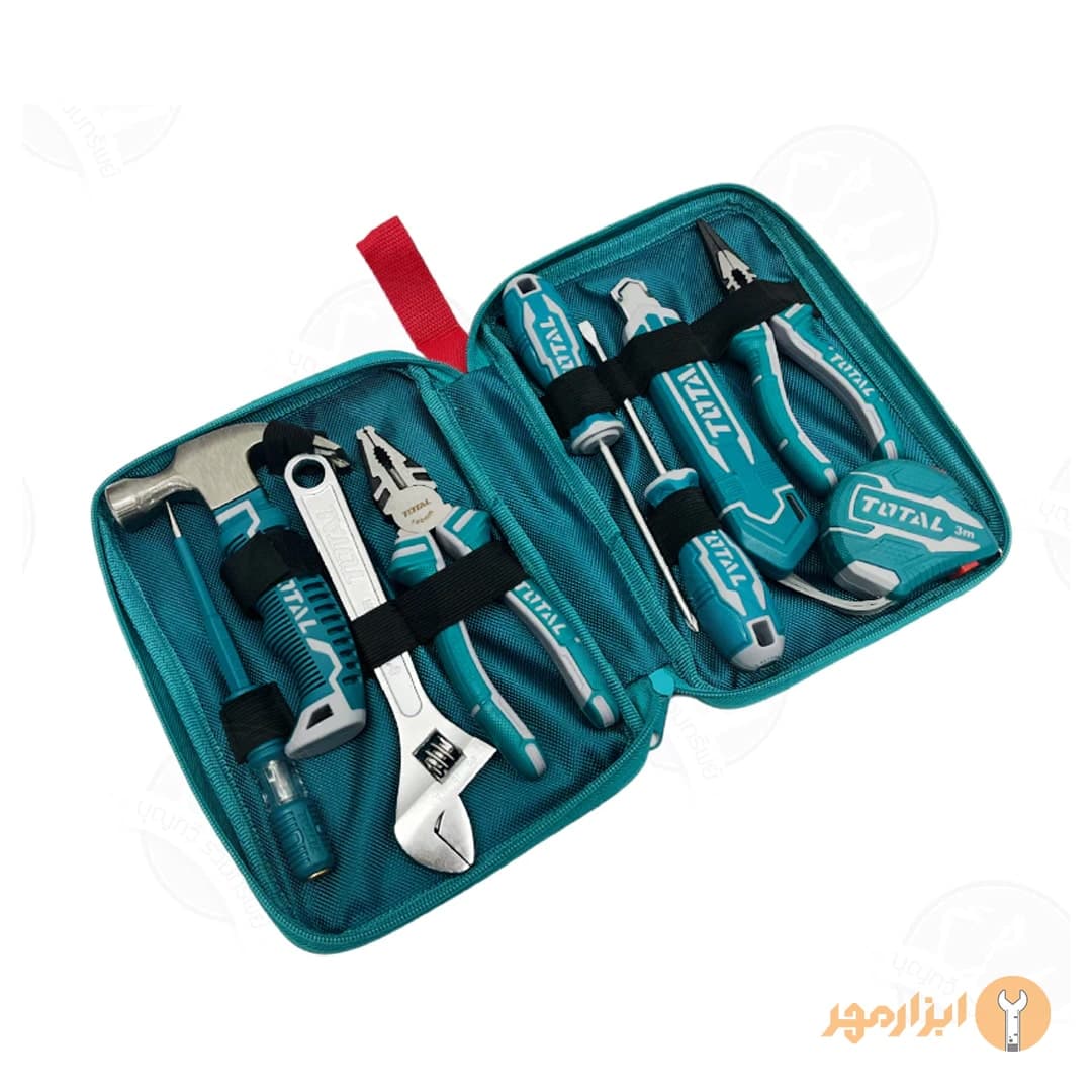 ست کیف ابزار 9 عددی توتال مدل THKTHP90097