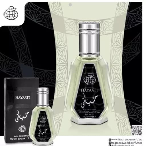 ادوپرفیوم مردانه فرگرنس ورلد حیاتی– رایحه حیاتی /اینویکتوس– حجم 50 میل — تصویر ۳