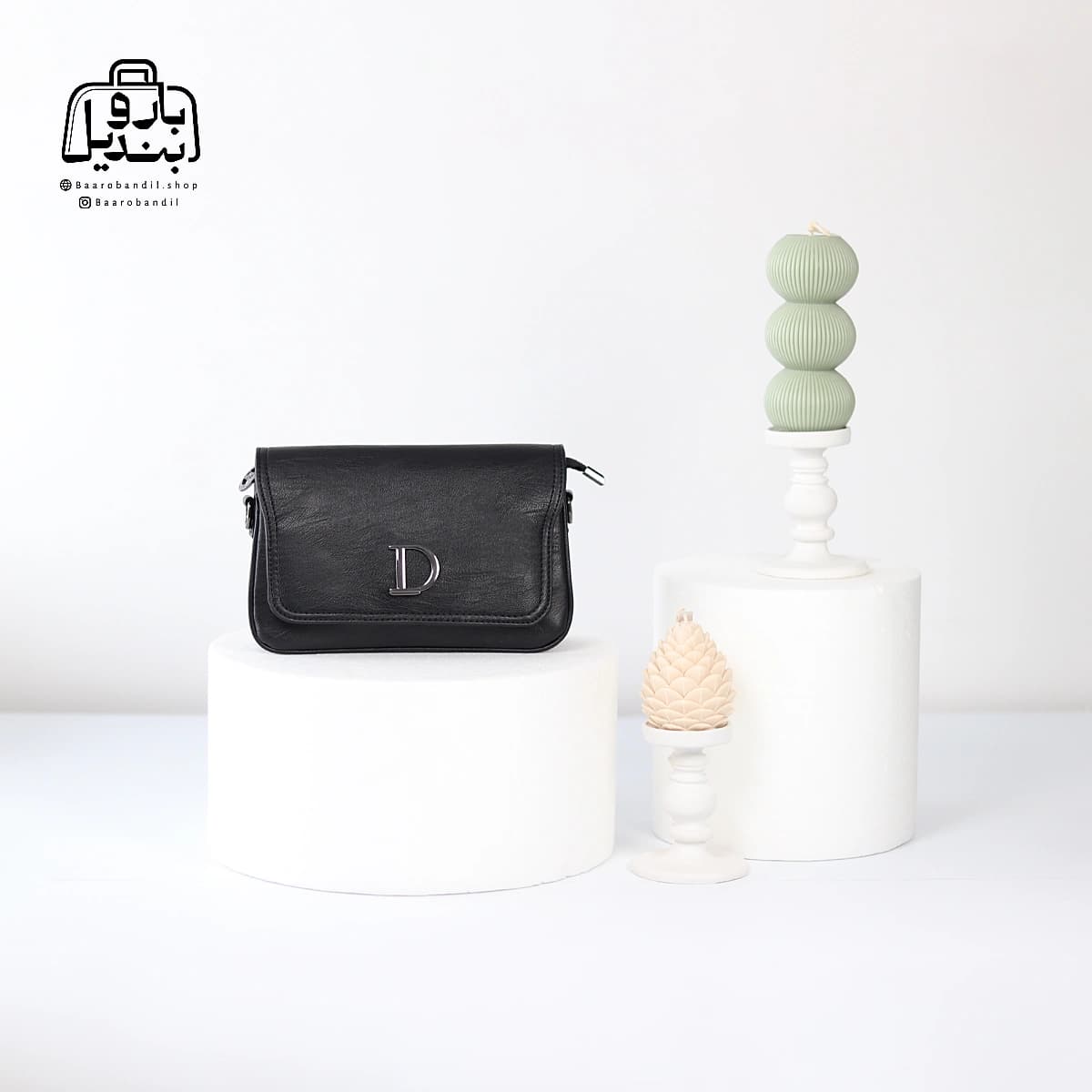 کیف دوشی چرم زنانه برند اکس دی XD کد ۵۱۹۱-۶