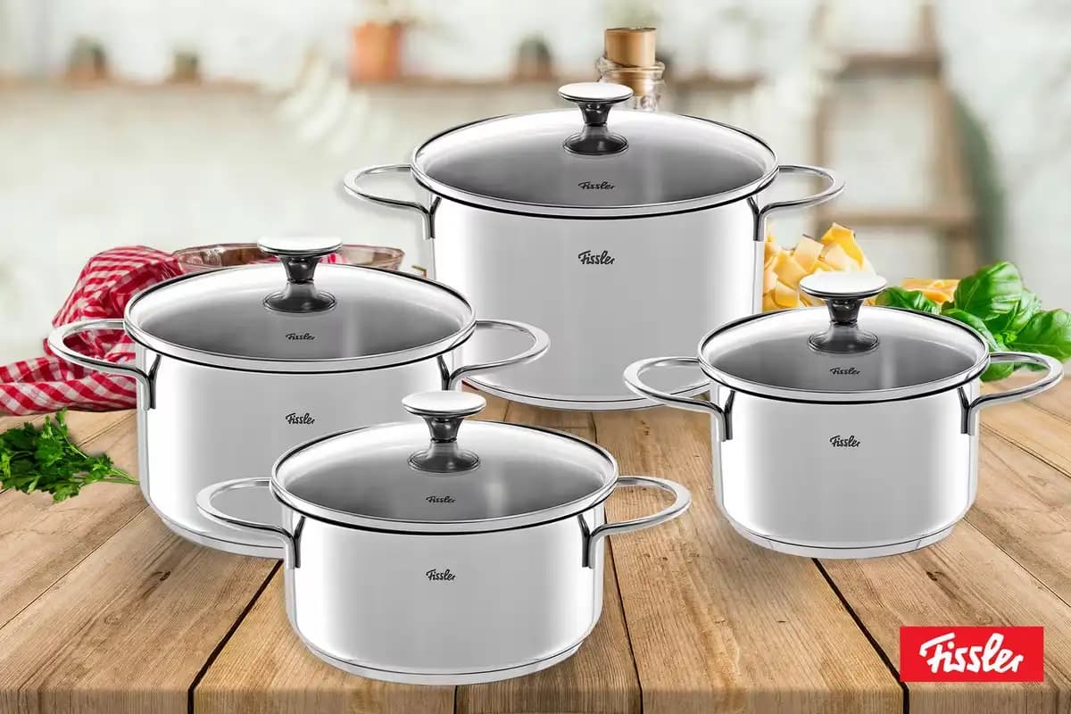 سرویس قابلمه 8 پارچه فیسلر Fissler مدل کپنهاگن — تصویر ۲