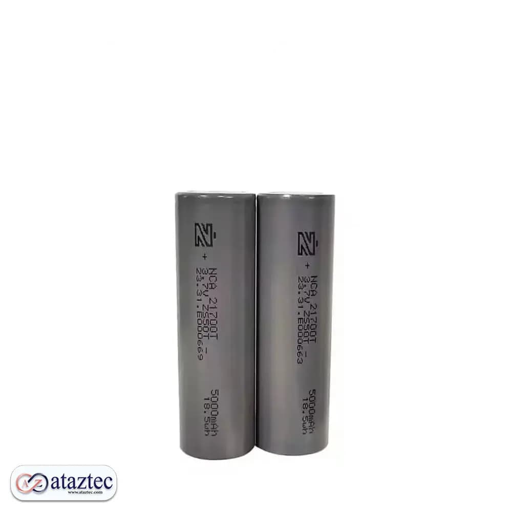 باتری لیتیوم یون قابل شارژ مدل NCA 21700T | ظرفیت ۵۰۰۰mAh