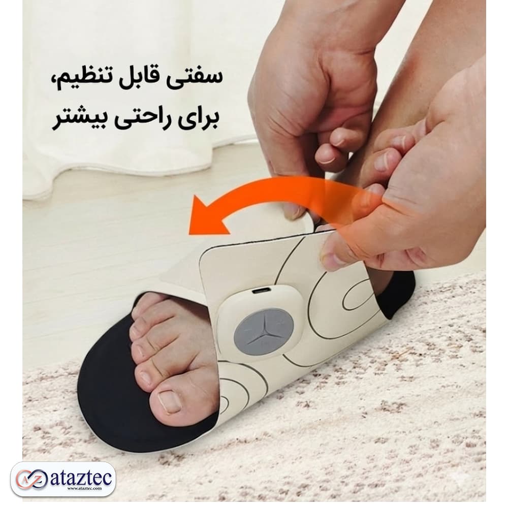 دمپایی ماساژور پا آیجویر مدلM07 | ماساژ پا برقی EMS پایانی بر خستگی پا — تصویر ۶
