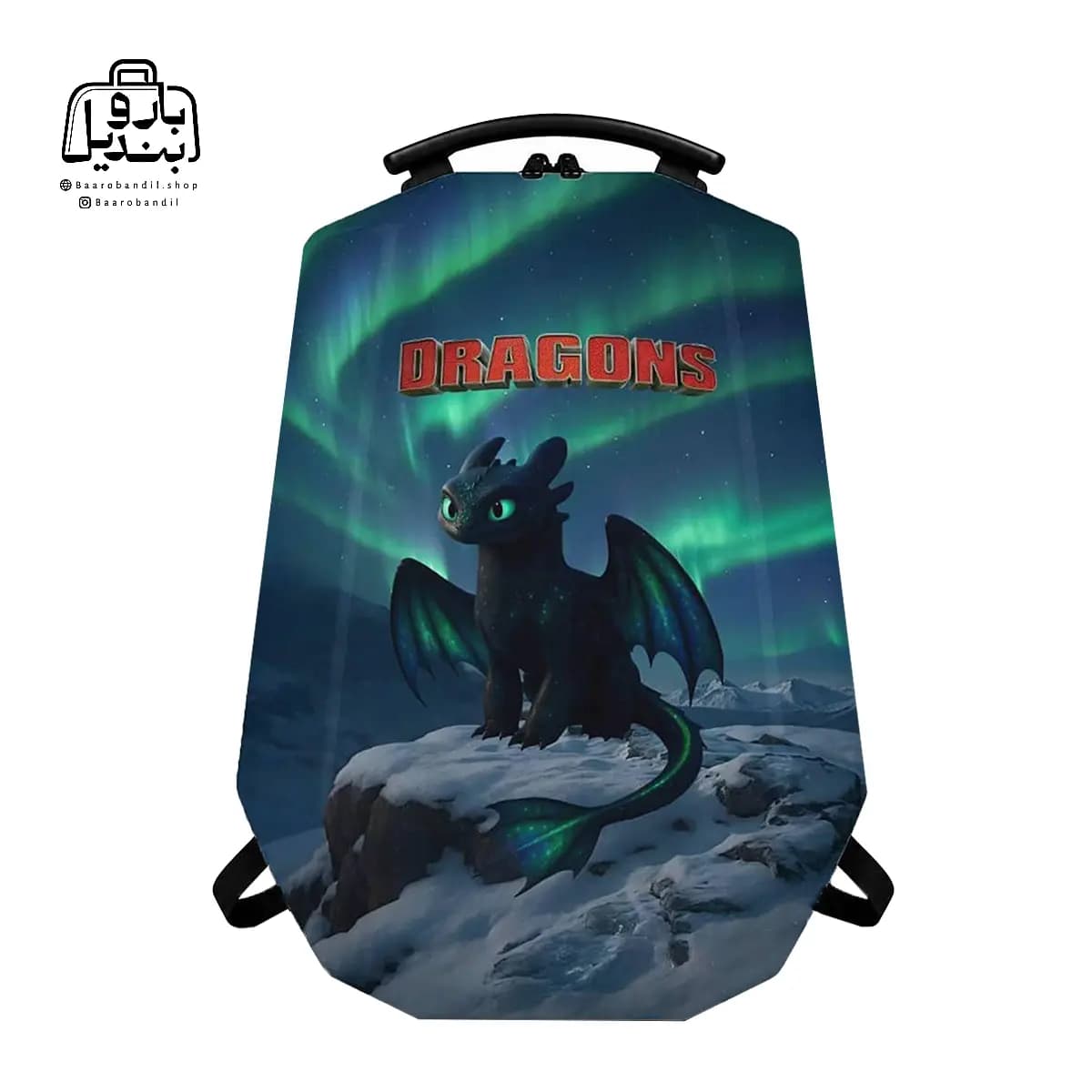 کولهپشتی مدرسه هارد کیس Marinox Marvel کد ۱۰۵۰ طرح دراگون Dragons