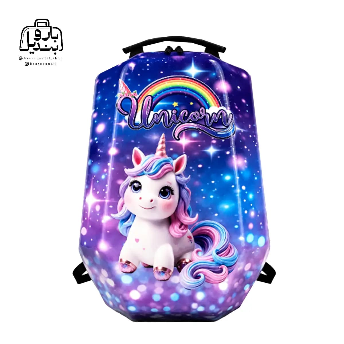 کولهپشتی مدرسه هارد کیس Marinox Marvel کد ۱۰۵۰ طرح یونیکورن Unicorn