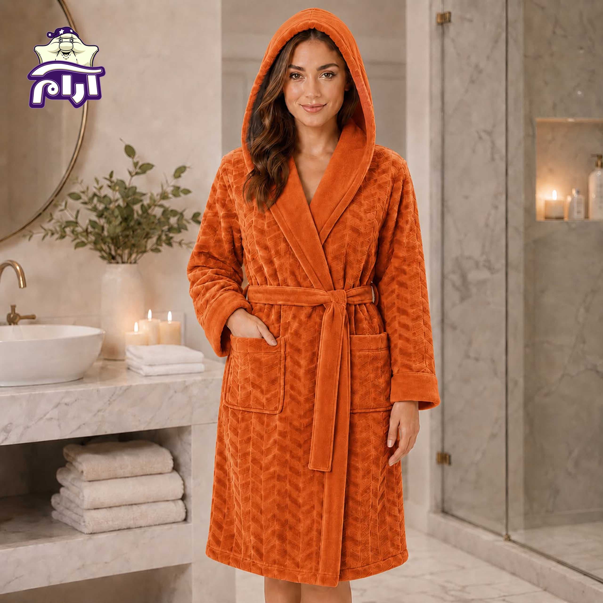 حوله پالتویی آذرریس تبریز مدل زمرد سایز L — تصویر ۲