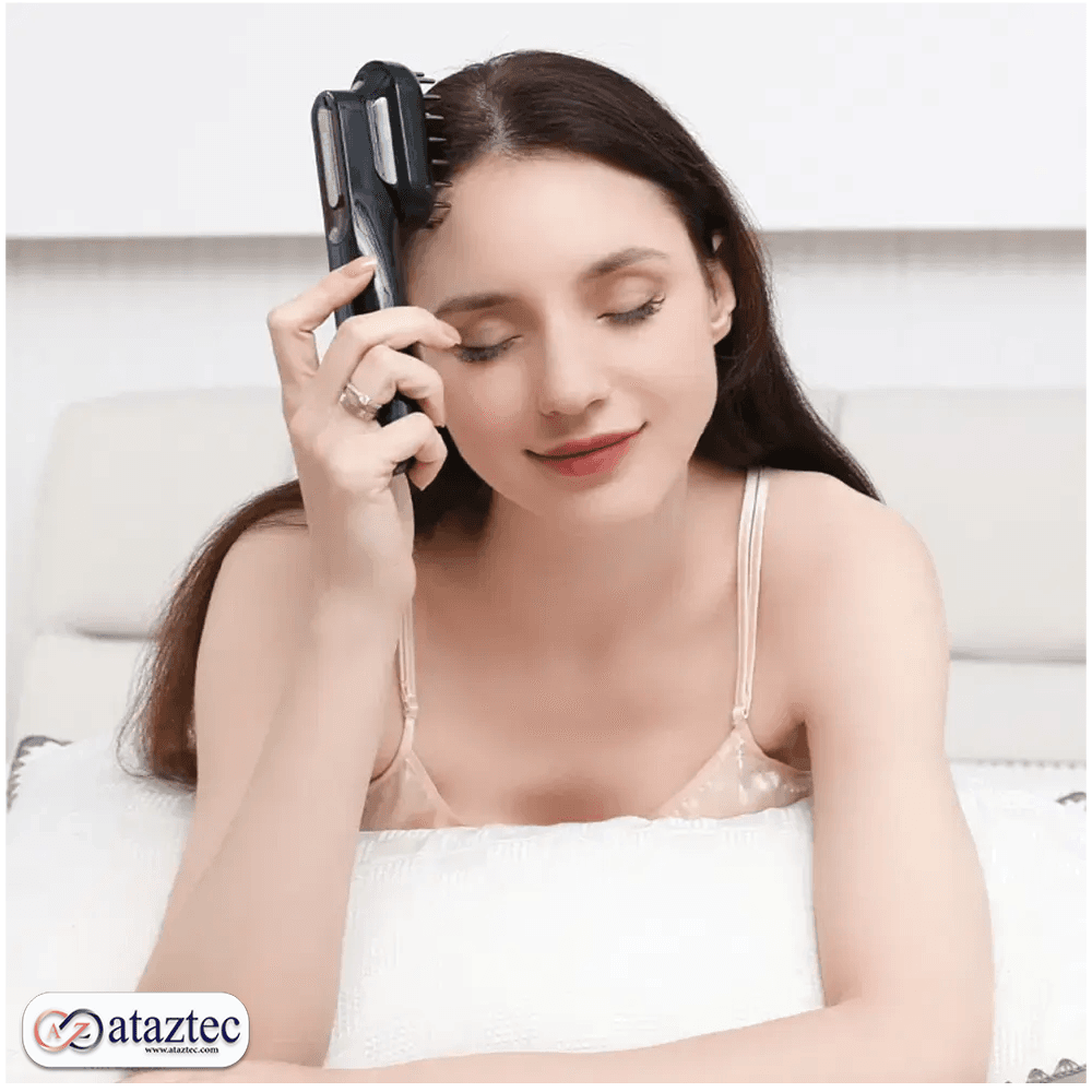 ماساژور سر آیجویر ST-1502 با فناوری EMS | تحریک کف سر | کمک به رشد مجدد مو و جلوگیری از ریزش مو — تصویر ۵