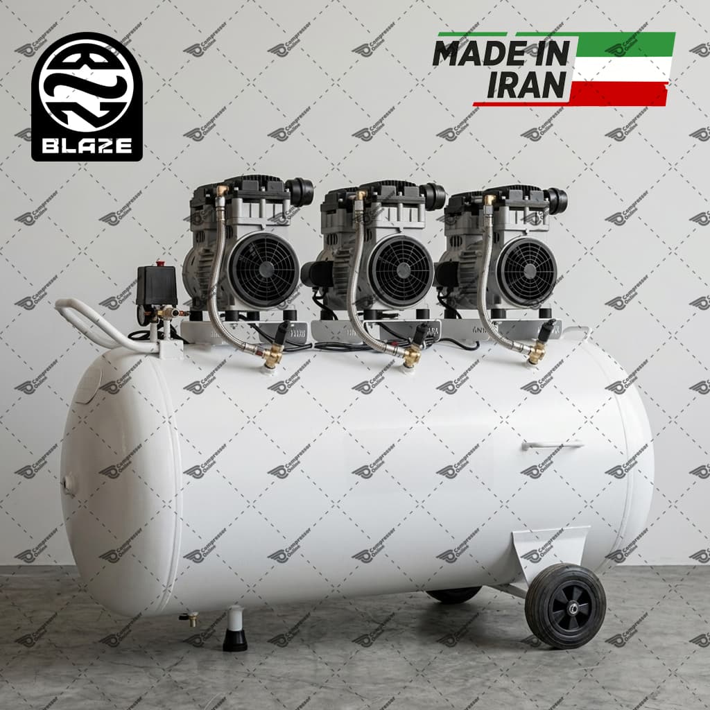 کمپرسور اویل فری ۴۵۰۰ وات ۳۵۰ لیتری بلیز — تصویر ۵