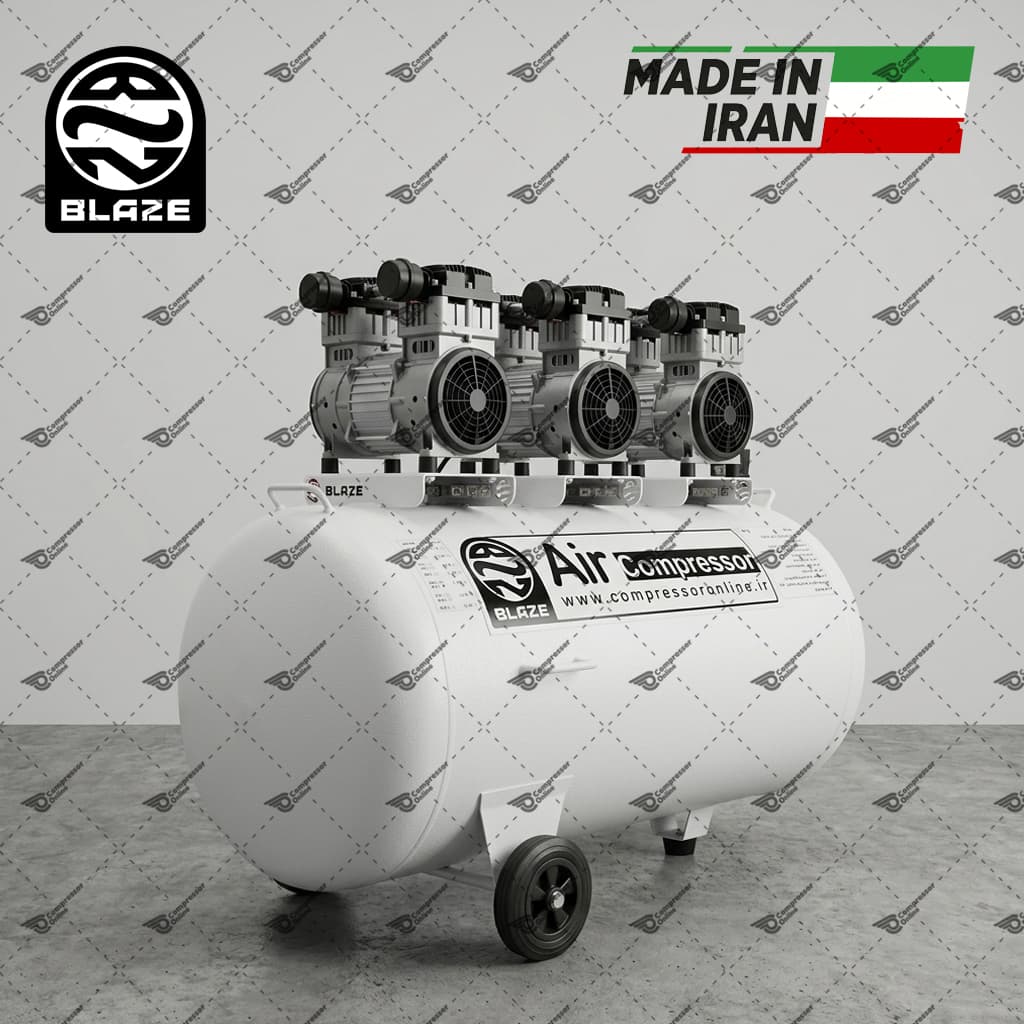 کمپرسور اویل فری ۴۵۰۰ وات ۳۵۰ لیتری بلیز — تصویر ۲