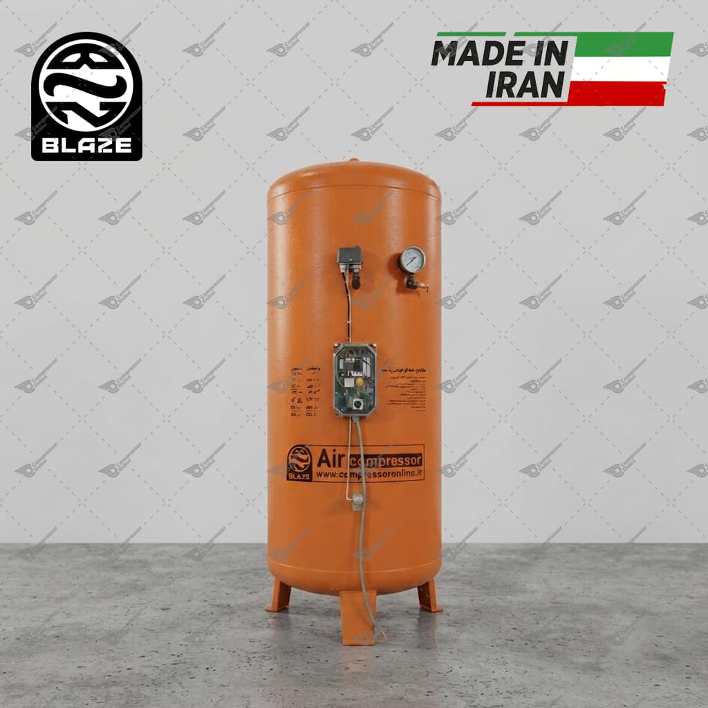 کمپرسور باد ۱۰۰۰ لیتری ایستاده BLAZE (موتور ۱۰ اسب) — تصویر ۲