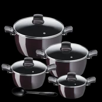 مجموعه ۹ پارچه قابلمه تفال Tefal مدل Resist Intense D5229183