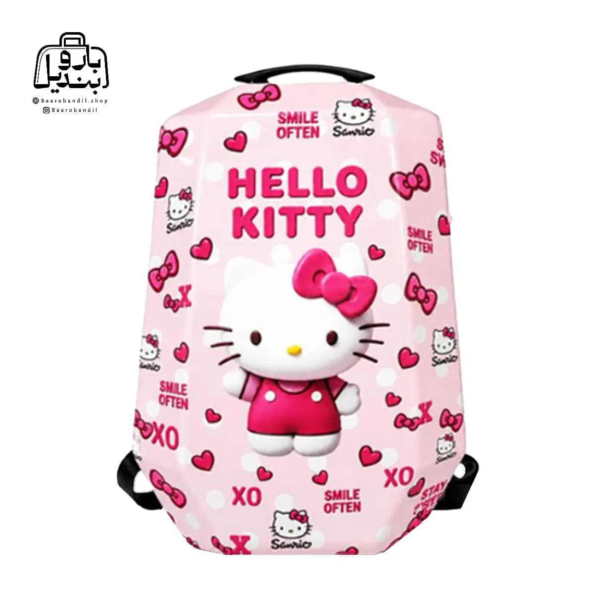 کوله‌پشتی مدرسه‌ هارد کیس Marinox Marvel کد ۱۰۵۰ طرح هلو کیتی Hello Kitty